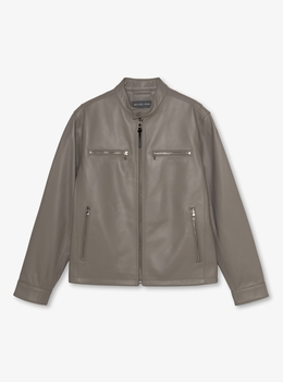 週末限定値下げMICHAEL KORS シングルライダースジャケット 公式アウトレット】メンズウェア新着 | マイケル・コース(MICHAEL KORS