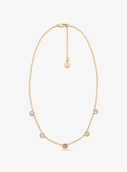 MICHAEL KORS LANEY ゴールド ウォッチ ネックレスセット WATCH STATION INTERNATIONAL｜マイケル・コース アクセサリー