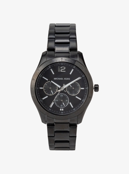 MICHAEL KORS ブラック腕時計 値下げしますた はこありです Amazon.co.jp: [マイケルコース] 腕時計 メンズ MK8286 ブラック