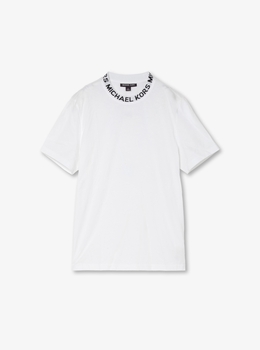 【MICHAEL KORS】KORS トリム ロングスリーブ クルーネック 公式アウトレット】KORS トリム ロングスリーブ クルーネック