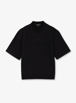 【MICHAEL KORS】KORS トリム ロングスリーブ クルーネック 公式アウトレット】KORS トリム ロングスリーブ クルーネック
